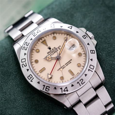 rolex explorer 2 cream dial.